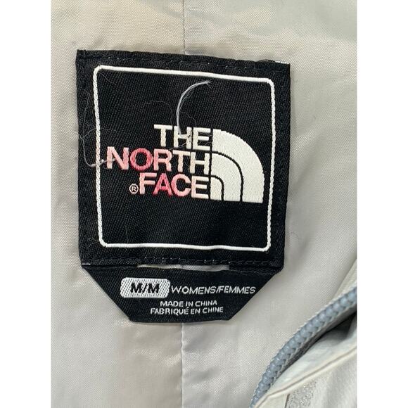 THE NORTH FACE Women's Gray Double Closure Long Sleeve Hooded Trench Coat SZ M - Picture 11 of 14